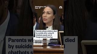 Parents testify on the impact of AI chatbots