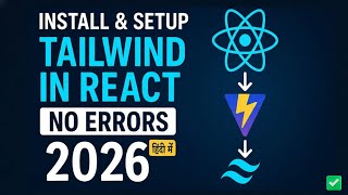 How to Install Tailwind CSS in Vite React JS 2025 🔥 | Tailwind CSS Setup Tutorial with VS Code