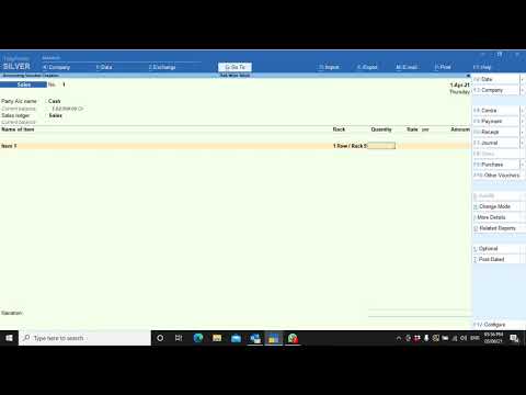 Rakwise Stock Report in Tally