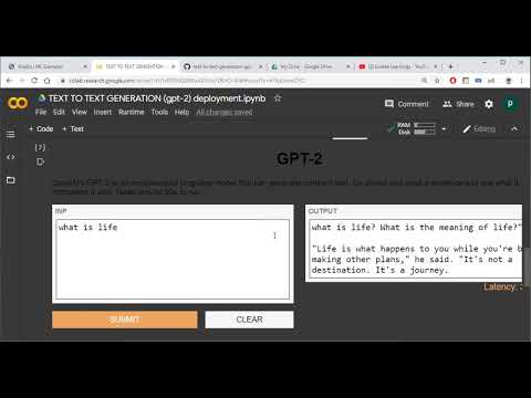 TEXT TO TEXT GENERATION USING OPEN AI GPT2 MODEL