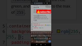 CSS Color Markers Solution |Step 27 freeCodeCamp Responsive Web Design in 60 Seconds!"