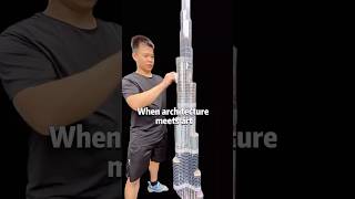 Dubai landmark Burj Khalifa architectural model #miniaturemodel #art #architecture #landmark