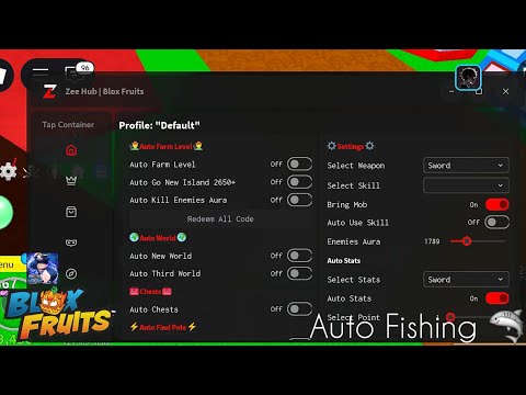 [UPDATE 27] NEW Blox Fruits Script (Roblox) | Auto Farm, Auto Fishing + No Key ( MOBILE + PC )
