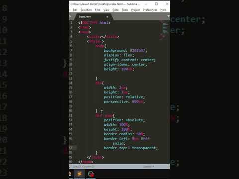 Orbits | HTML CSS
