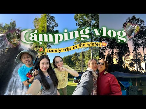 Camping Vlog in the winter with Net Lekprommarth🏕️❄️ | 4 days 3 nights trip |