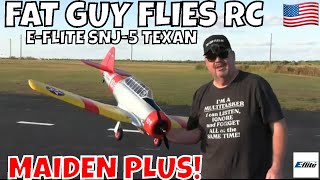 NEW! E-FLITE SNJ-5 TEXAN MAIDEN PLUS by FGFRC #aviation #airplane #rc