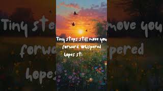 Tiny Steps, Big Impact 🌸🦋 | Keep Moving Forward #motivation #shorts  #progress