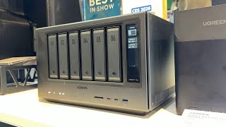 FIRST LOOK AT UGREEN'S AI NAS IDX6011 PRO AT CES 2026!
