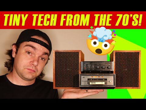 Did this vintage stereo get shrunk by Romulans? A Realistic SA-10 and a Panasonic Rs-802US