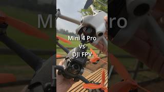 🔥Better FPV Camera? DJI Mini 4 Pro vs DJI FPV! 🚀#dji #drone #shorts