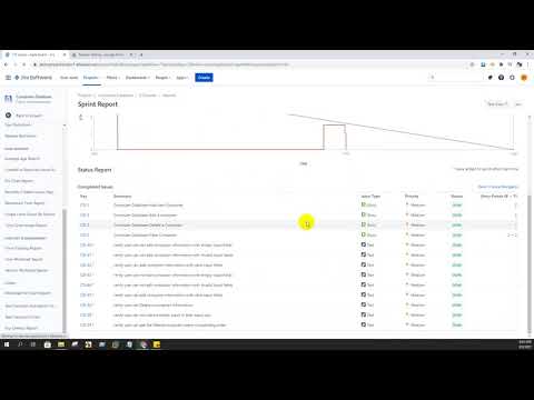Computer Database project in jira full overview