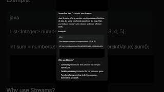 #Java streams #javaprogramming #javatutorial #codingtips #developertips #programmingtips #shorts