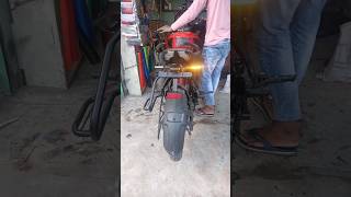 Installing LED indicator and parking light in NS 125 | how to installedLED indicator #shorts