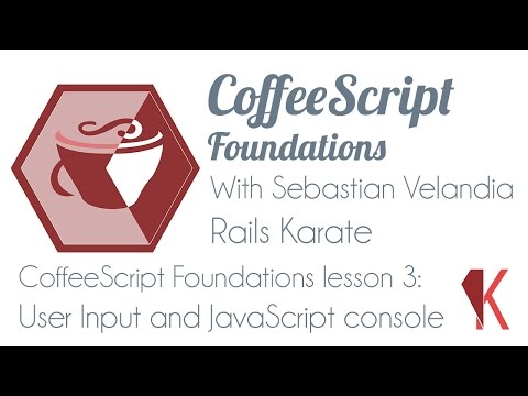 03 - CoffeeScript Foundations - User Input and JavaScript console