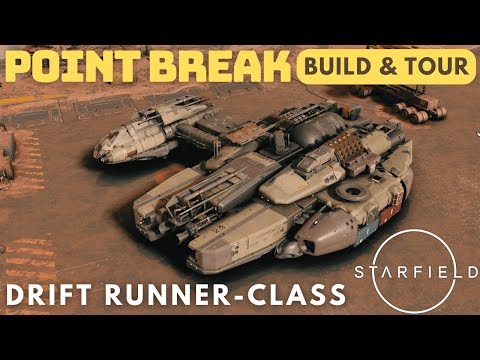 Drift Runner | Class C Outrider-Inspired Asymmetric Cargo Ship | Glitch Guide | Starfield Ship Build