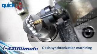 Quicktech i-42 Ultimate 10-Axis Twin Spindle Lathe with Dual B Axes
