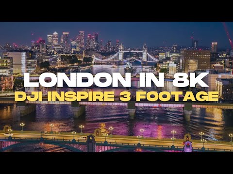 London Looks INSANE in 8K at Night | Inspire 3 Drone Footage