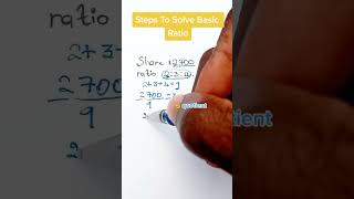 How To Do Ratio || #Ratio Solution #learnmaths #mathematics #education #students