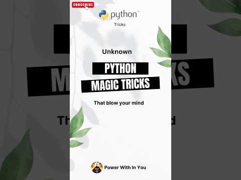 3 Mind-Blowing Python Tricks You Must Know | Python Tricks
