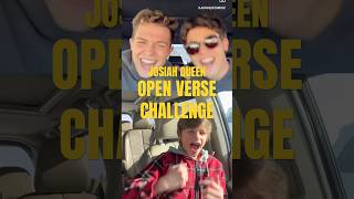 I Tried The Open Verse Challenge @josiahqueenmusic  #christians #josiahqueen #shorts #christianmusic