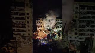 Russia kill 44 civilian Ukrainians in #Dnipro #Ukraine