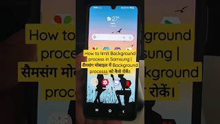 Limit Background Process in Samsung😱How to Activate Developer option 😱#shorts #developer #background
