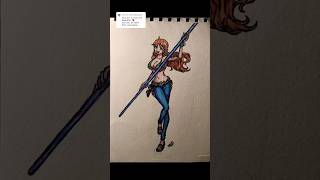 Nami from onepiece, speed drawing #nami #onepiece #art #drawing #anime #animedrawing #animeart #fyp