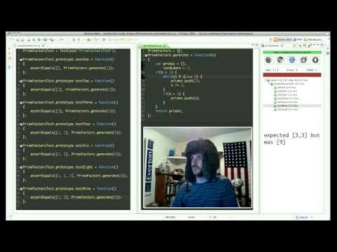 JavaScript Prime Factors Code Kata using JsTestDriver