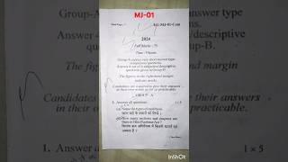 B.com 1st Semester Questions Paper| MJ - 01 #commerce #bcom #questions #bbmku_dhanbad