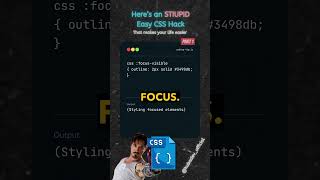 Stupid Easy CSS Hack 🤡 PART 1
