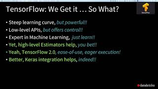 A Tale of 3 Deep Learning Frameworks: TensorFlow, Keras, & PyTorch with Jules Damji & Brooke Wenig