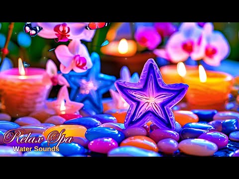 Beautiful Relaxation Music 🌿 Spa Piano & Water Sounds for Stress Relief & Peaceful Meditation