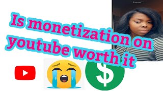 Monetization on youtube worth it,#youtubemonetization#howmuchyoutubepaidme