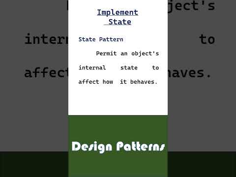 implement state || design patterns