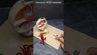 DIY⚡360° Air Circulating Fan 🔌 #ideas #experiment #simple #amazing #new #schoolproject #diy