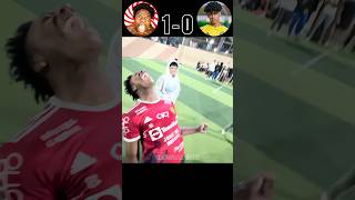 Ronaldo Jr VS Ishowspeed 😳 ☠️ #footballshorts #football #shorts