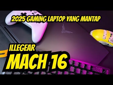 ILLEGEAR MACH 16 Gaming Laptop , Boleh Gaming & Editing , Best untuk Student !