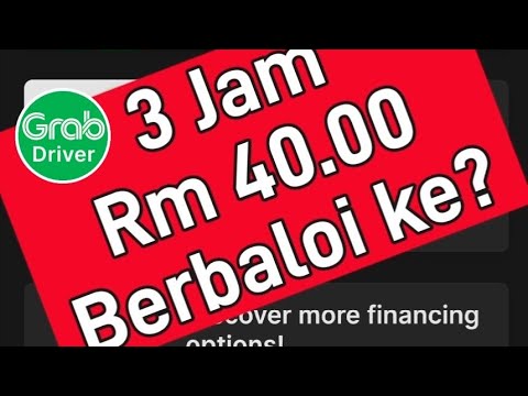 E-hailing- 3jam=Rm40. Berbaloi ke?.