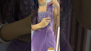 Latest 😍 new designer Ready to wear Sarees for wedding/party/farewell#readytowear#saree#shorts