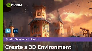 How to Create a Stylized 3D Environment w/ Florent Boston Part 1: Research & Design