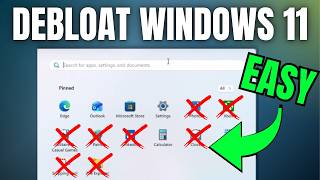How to Debloat Windows 11 in 3 MINUTES | No CMD required