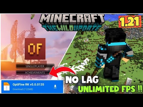 Optifine For Minecraft Pe 1.21 | Fix Lag In Minecraft Pe | optifine mcpe 1.21| In Hindi | 2025