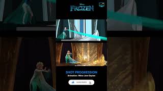 ✨Frozen Animation Magic: Elsa Under Siege Transformation | Minor Jose Gaytan #shorts #youtubeshorts