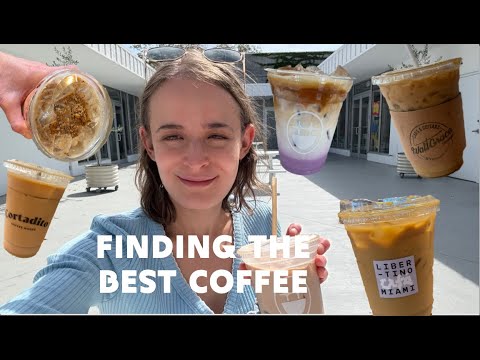 cafe hopping in miami ☕️☀️ | trying every popular coffee shop