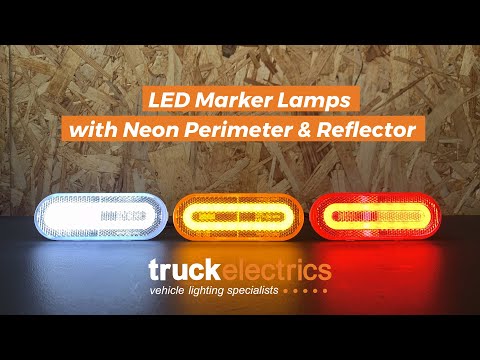 LED Marker Lights with Reflector & Neon Perimeter