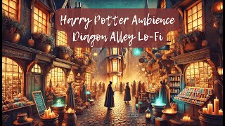 Shopping in Diagon Alley | Harry Potter Music & Ambience | Lofi for studying and relaxing