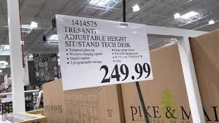 COSTCO WHOLESALE TRESANTI Powered Adjustable Height Desk at Costco | 2021 Quick Look