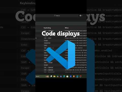 VS code shortcut keys ✨ #coding