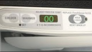 ✨ GE Fridge  - Not Cooling  - 00 00 On Display  - Easy Diy Fix ✨