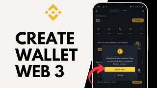 How to Create WEB 3 Wallet on Binance